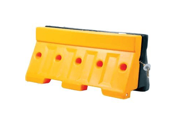 BARREIRA DE PLÁSTICO BICOLOR SINALIZADOR TRANSITO