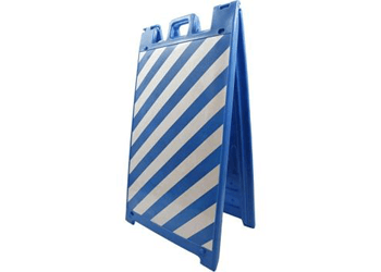 CAVALETE DE PLÁSTICO FECHADO COM PAREDE DUPLA AZUL