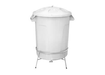 CESTO DE LIXO REDONDO COM PEDAL DE 100 LITROS