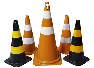 SINALIZAÇÃO CONE RIGIDO