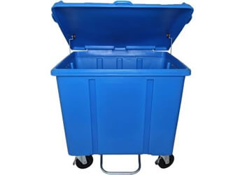 CONTAINER DE LIXO 1000 LITROS COM PEDAL FRONTAL MULTICORES