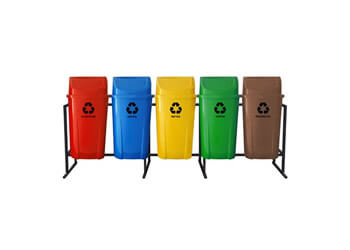 LIXEIRAS DE DIVERSAS CORES PARA ESCOLAS