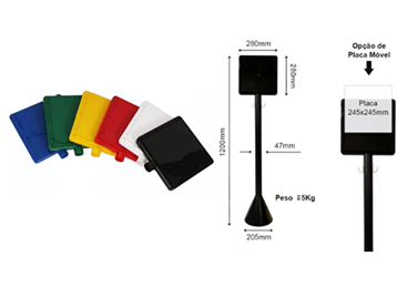 TUBOS GALVANIZADOS INSTALAÇÃO DE PLACAS