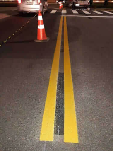 Faixas Amarelas para Sinalizacao de Transitos