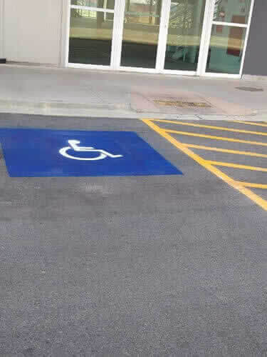 Sinalização para Cadeirantes