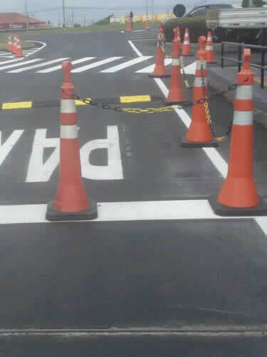 Cones para Mehorar Trafego em Ruas