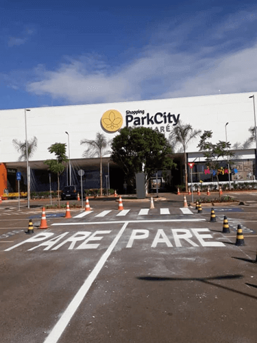 Sinalizadores para Vagas de Veículos Grandes