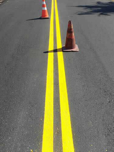 Faixas de Sinalização de Tráfegos e Cones